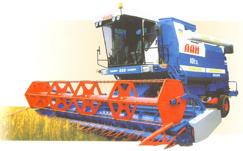 "Lan-101" grain harvester