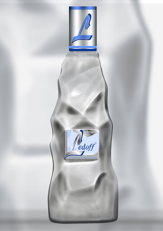 Vodka "Ledoff. ELBRUS"