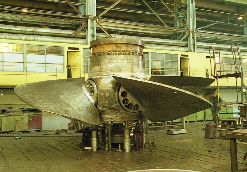 Kaplan turbine of the Kiev HPP